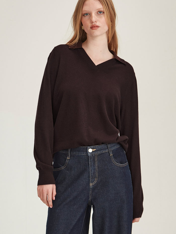 Caroline Sills Yuki Cashmere Polo