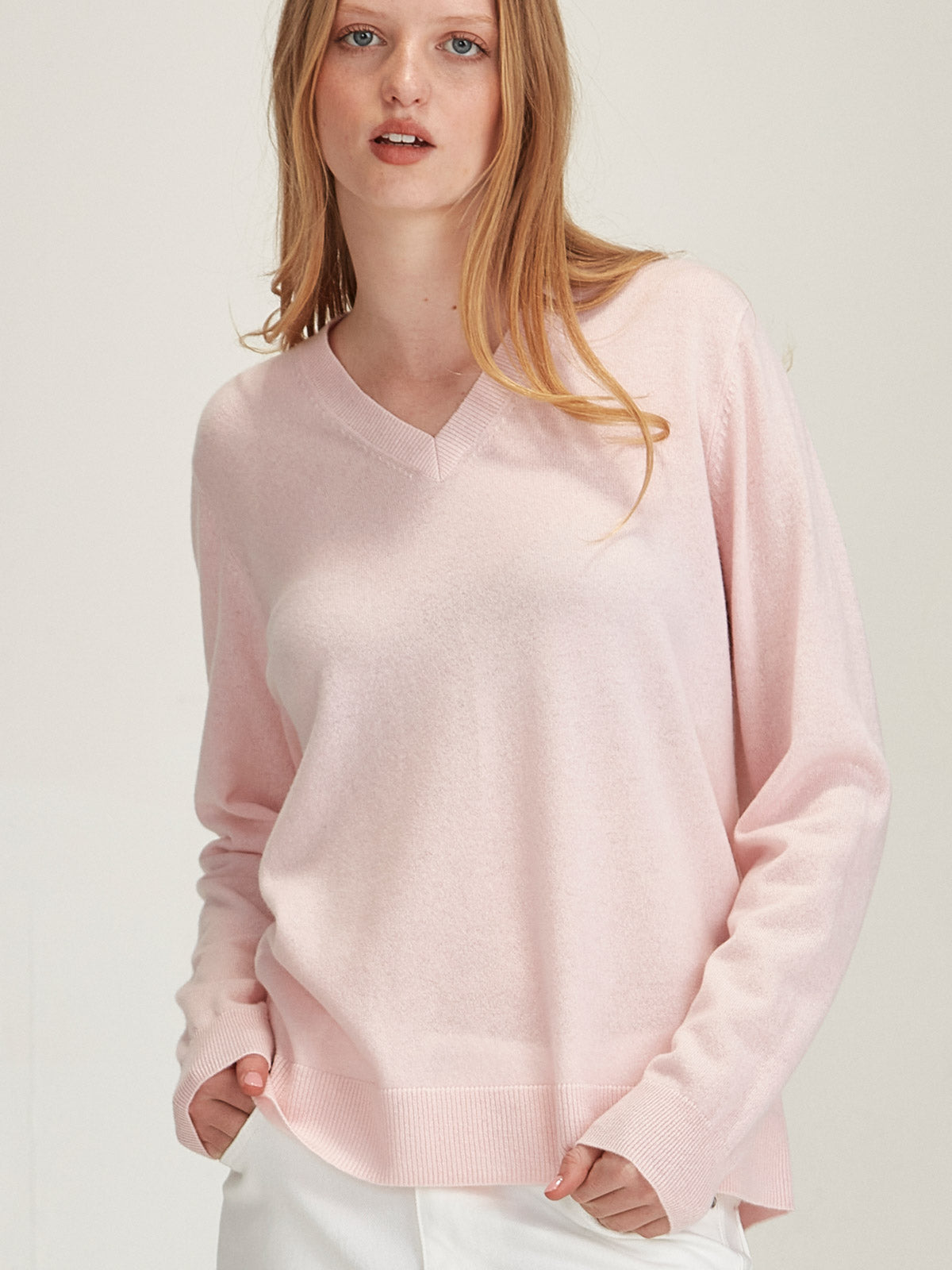 Caroline Sills Lucy Cashmere V Neck Sweater