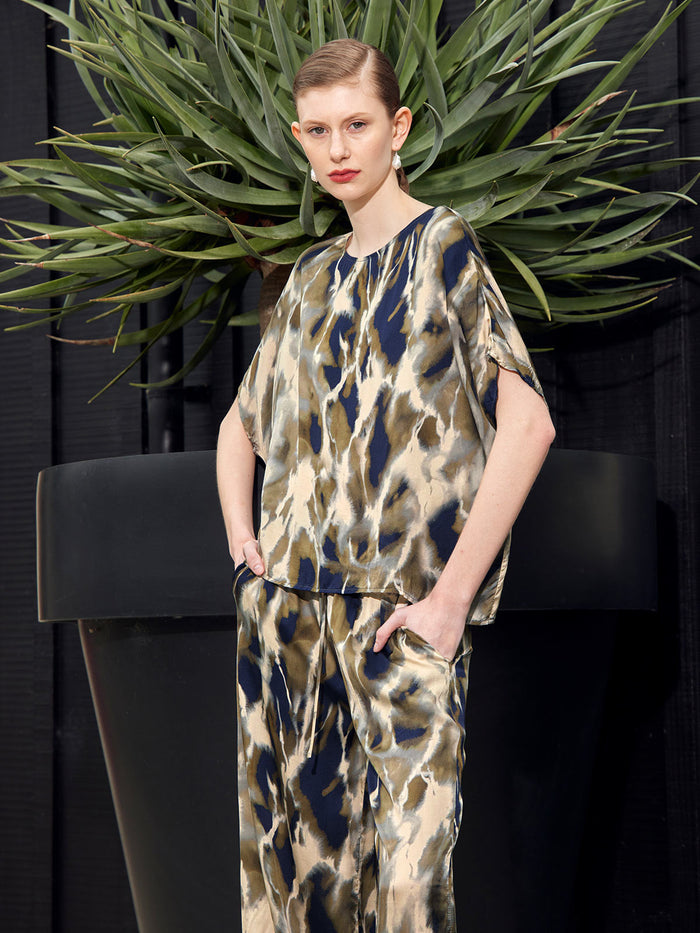 Caroline Sills Gabbie Print Top