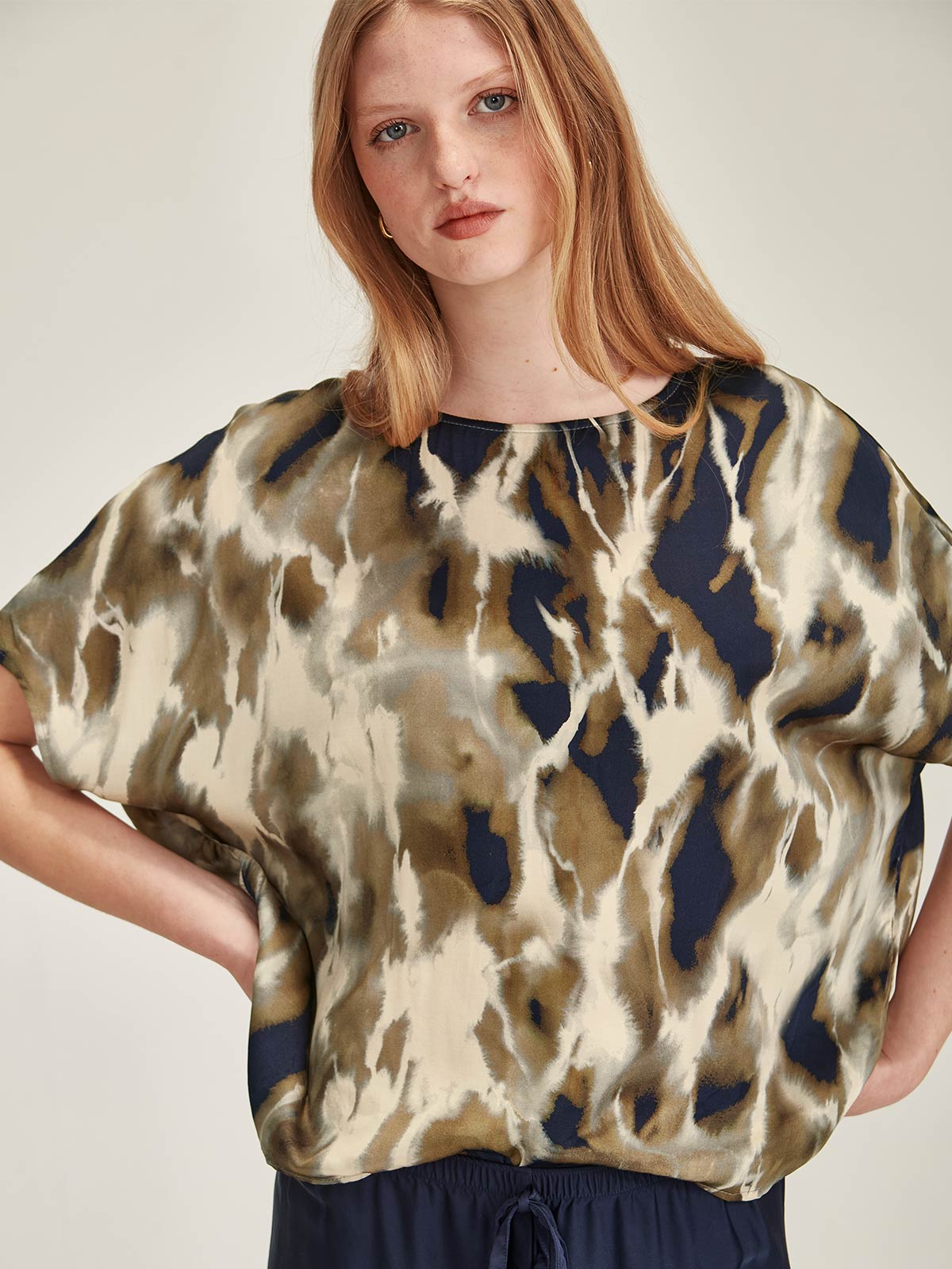 Caroline Sills Gabbie Print Top