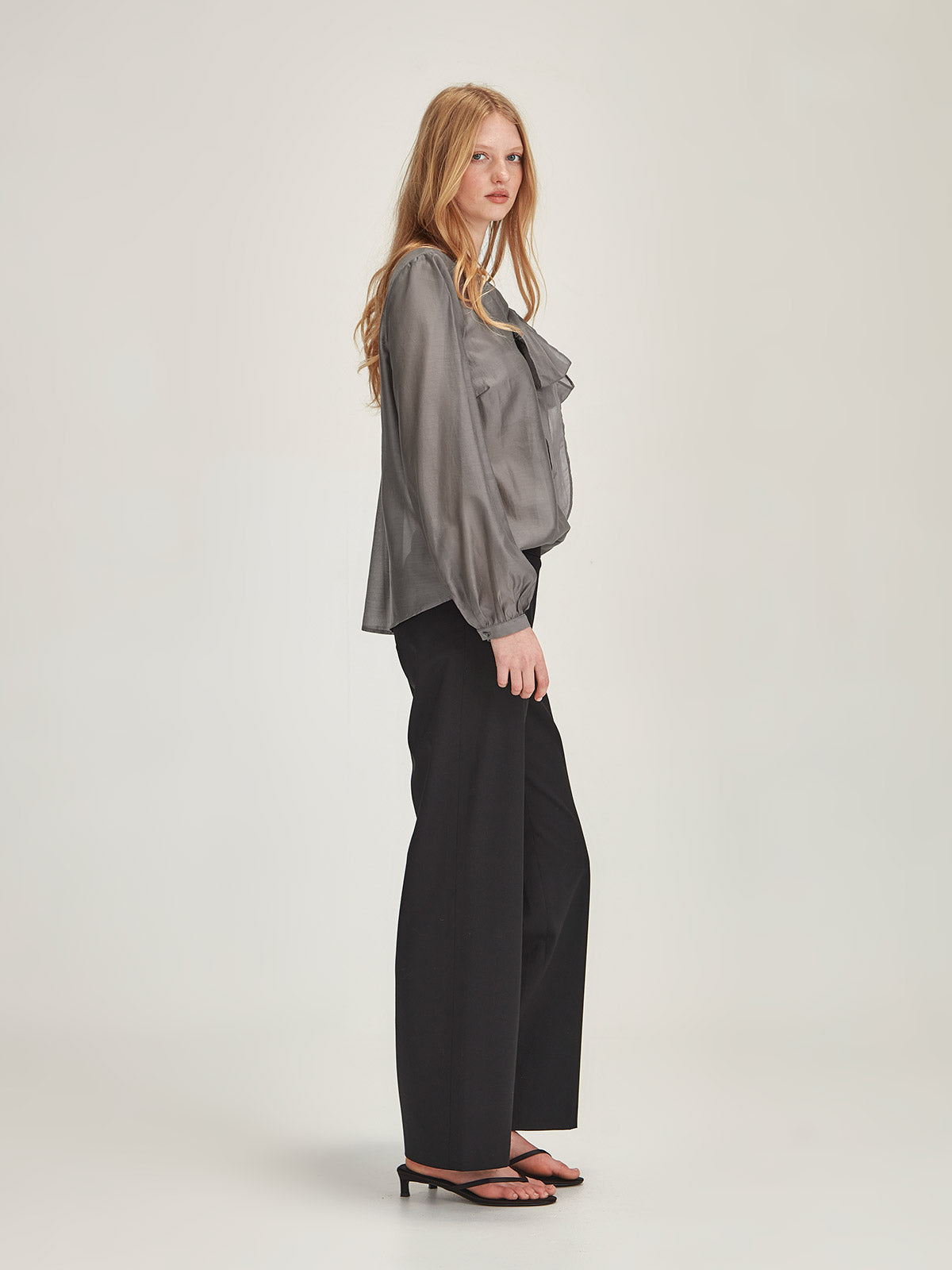 Caroline Sills Tie Neck Blouse
