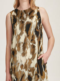 Caroline Sills Dakota Print Dress