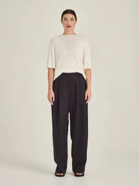 Caroline Sills Crinkle Knit Tee