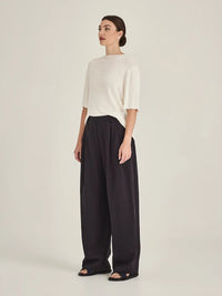 Caroline Sills Crinkle Knit Tee