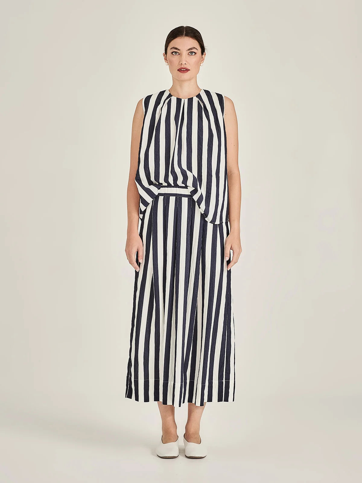 Caroline Sills Bellamy Striped Skirt