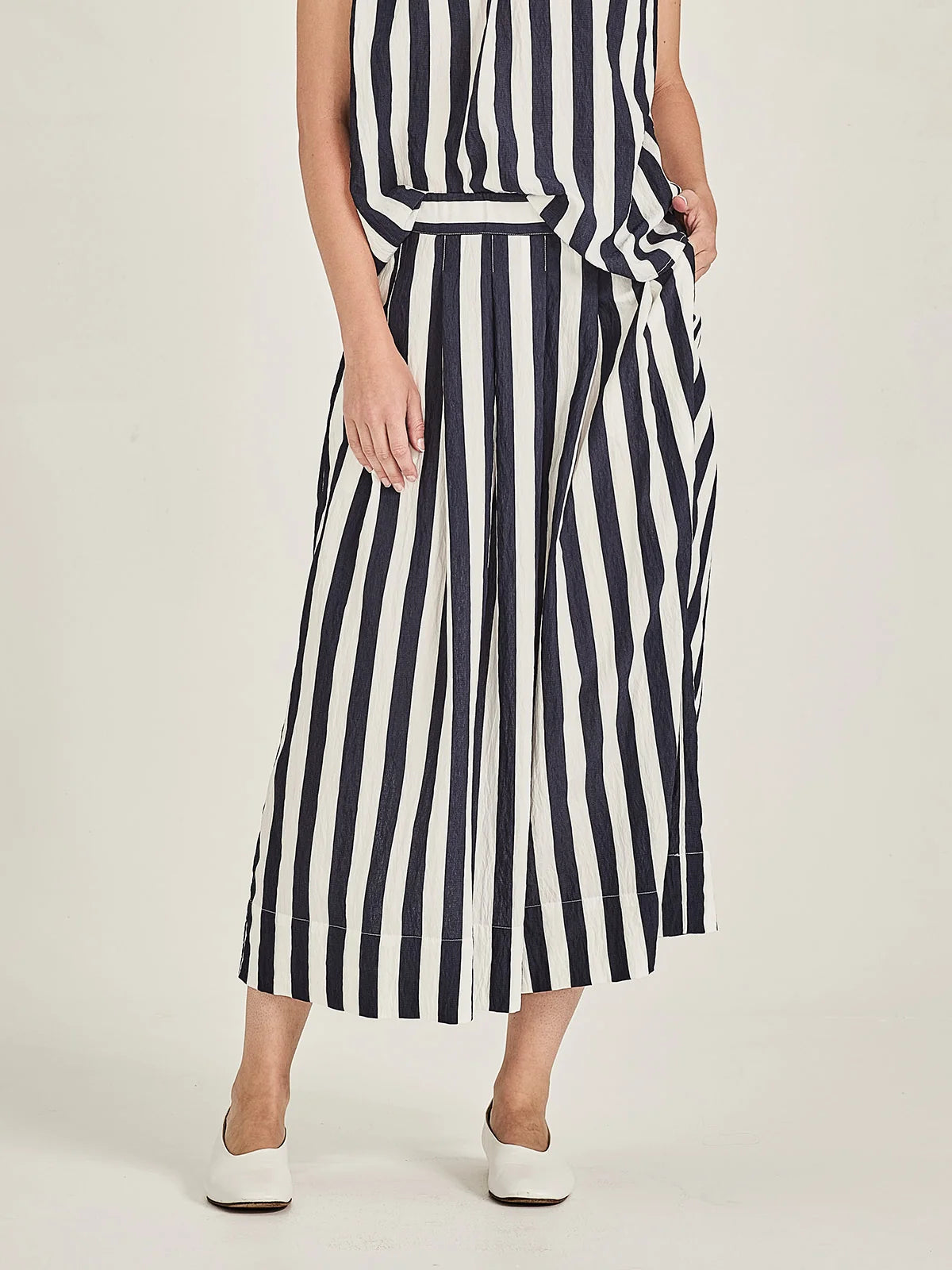 Caroline Sills Bellamy Striped Skirt