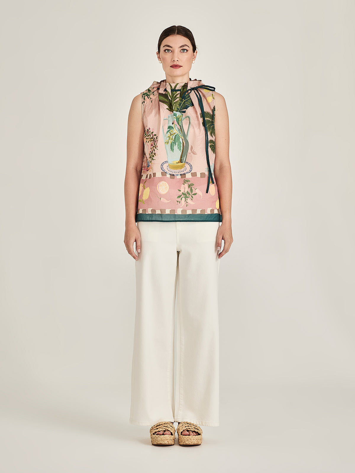 Caroline Sills Florine Jasper Top