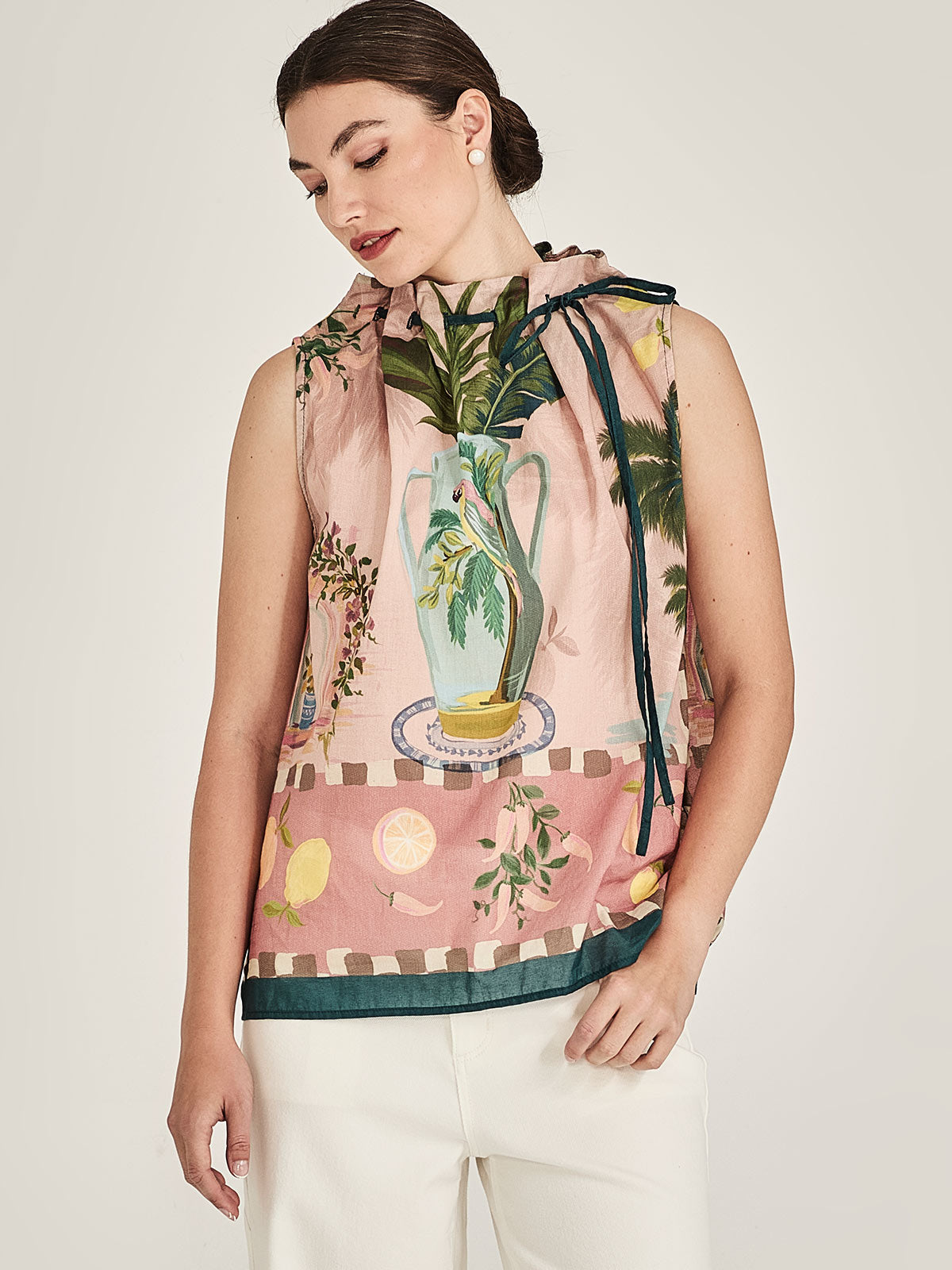 Caroline Sills Florine Jasper Top