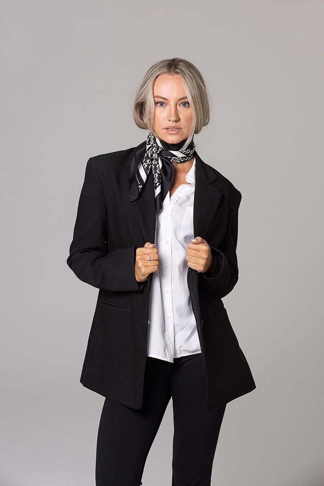 Dark Hampton Little Silk Scarf