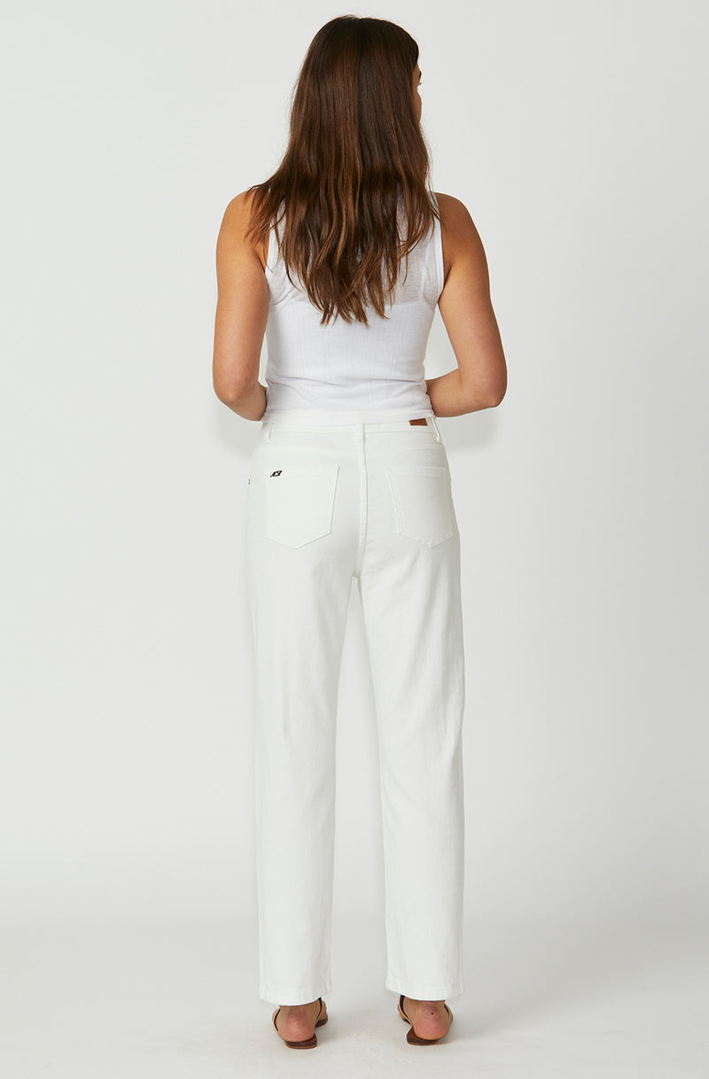 New London Dover Jean Washed White