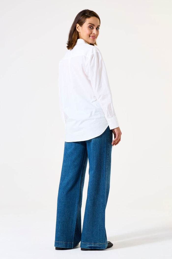 Garcia Celia Wide Leg Sparkle Jean