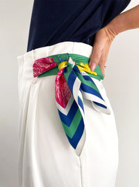 Dark Hampton Glackin Petite Silk Scarf