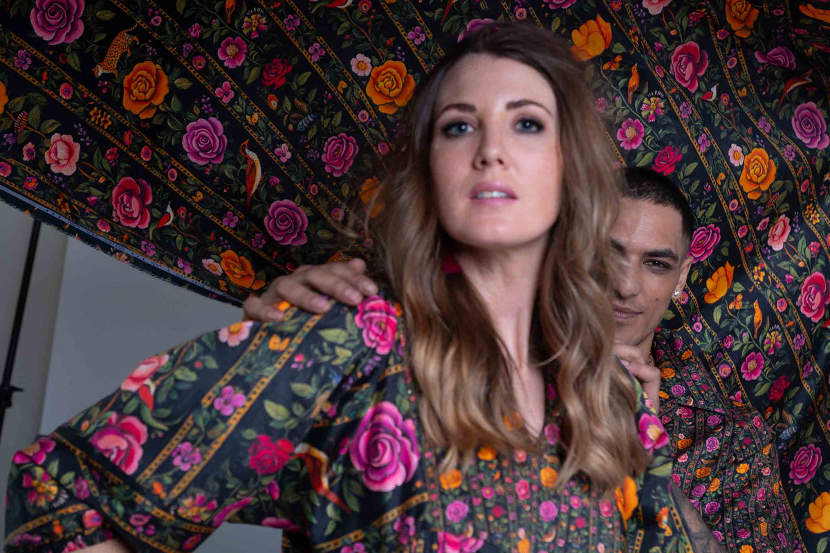 Sheryl May Golden Folk Nostalgia Dress