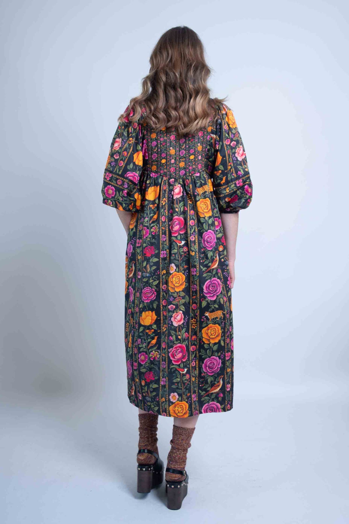 Sheryl May Golden Folk Nostalgia Dress