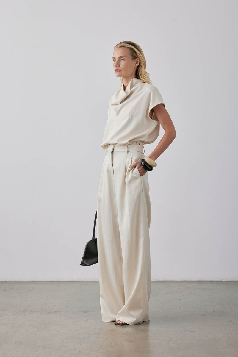 Gregory Broun Pant Parchment