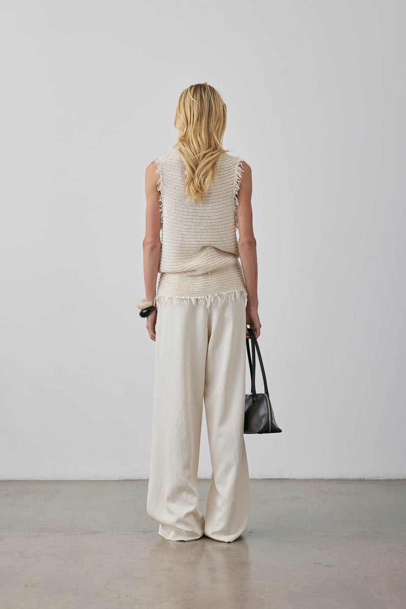 Gregory Broun Pant Parchment