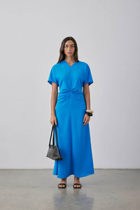 Gregory Dorienne Dress Cerulean