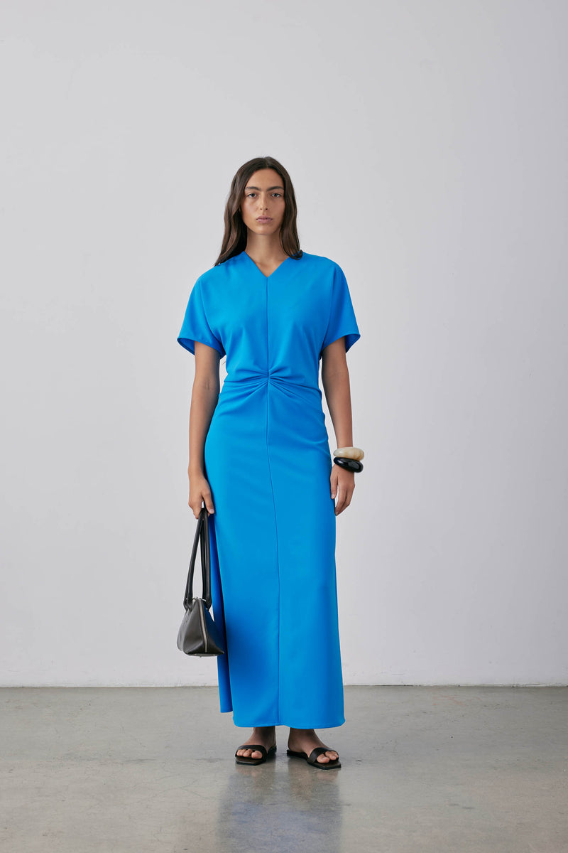 Gregory Dorienne Dress Cerulean