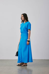 Gregory Dorienne Dress Cerulean
