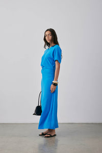 Gregory Dorienne Dress Cerulean