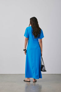 Gregory Dorienne Dress Cerulean