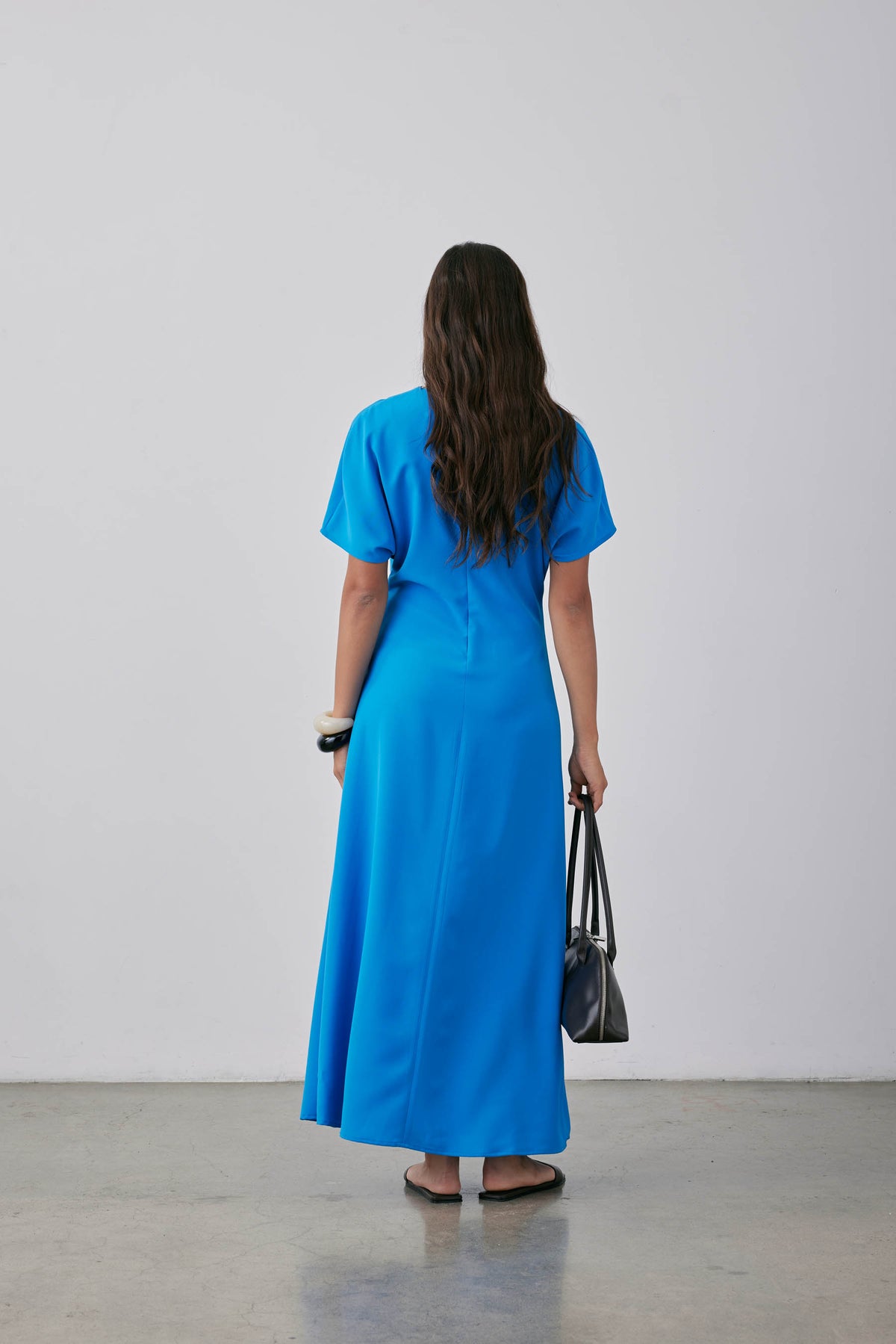 Gregory Dorienne Dress Cerulean