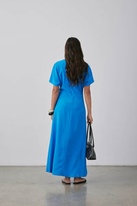 Gregory Dorienne Dress Cerulean