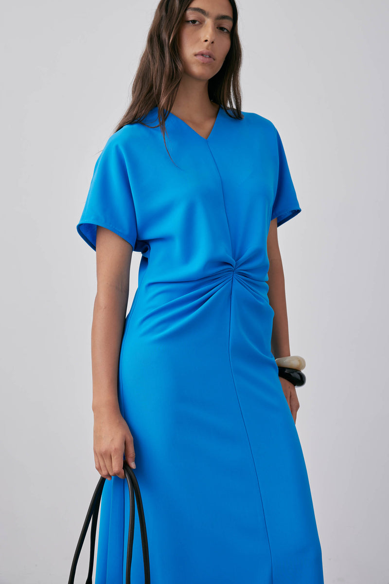 Gregory Dorienne Dress Cerulean