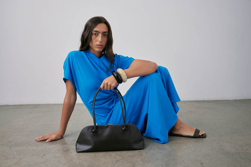 Gregory Dorienne Dress Cerulean