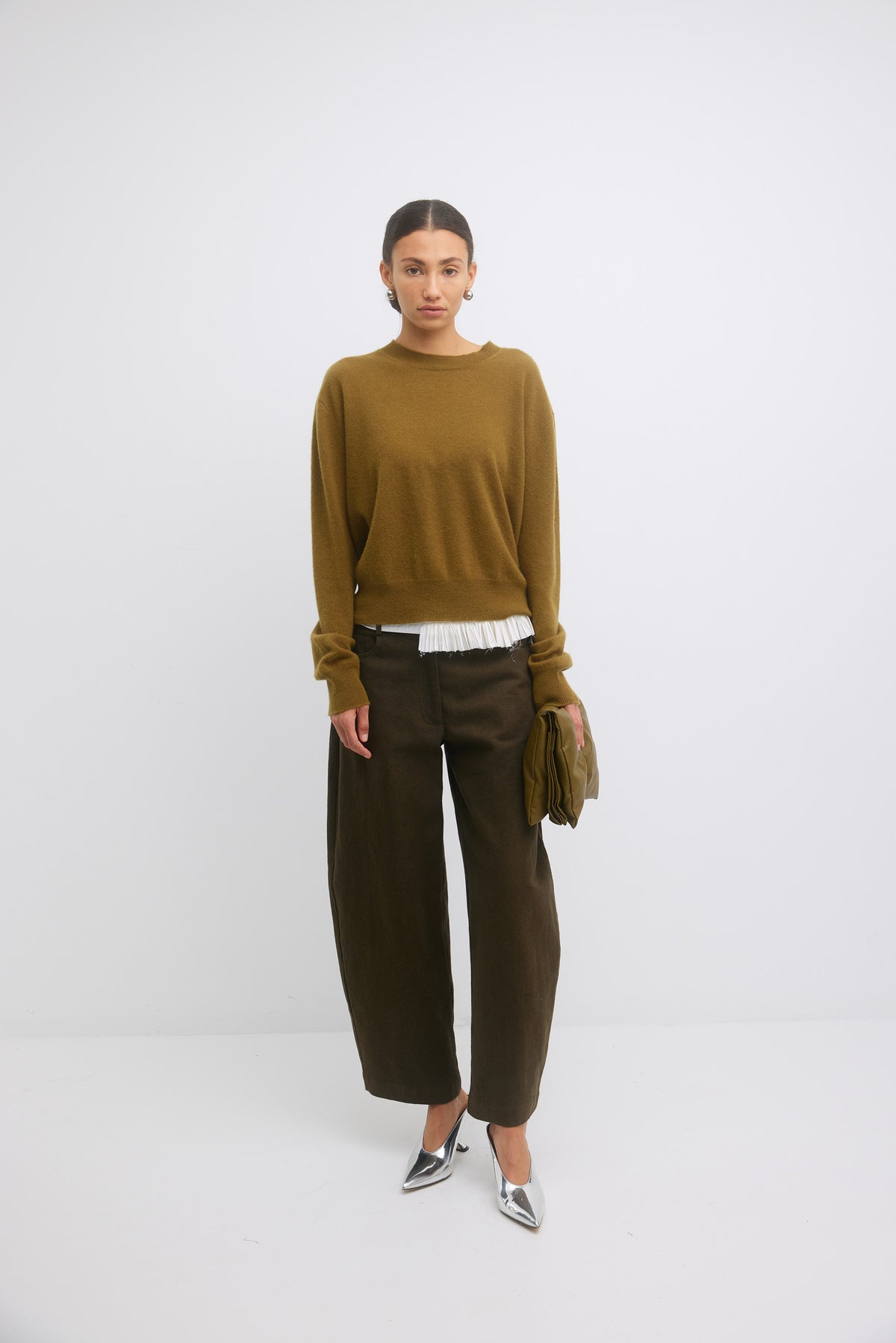 Gregory Faron Jumper Olive