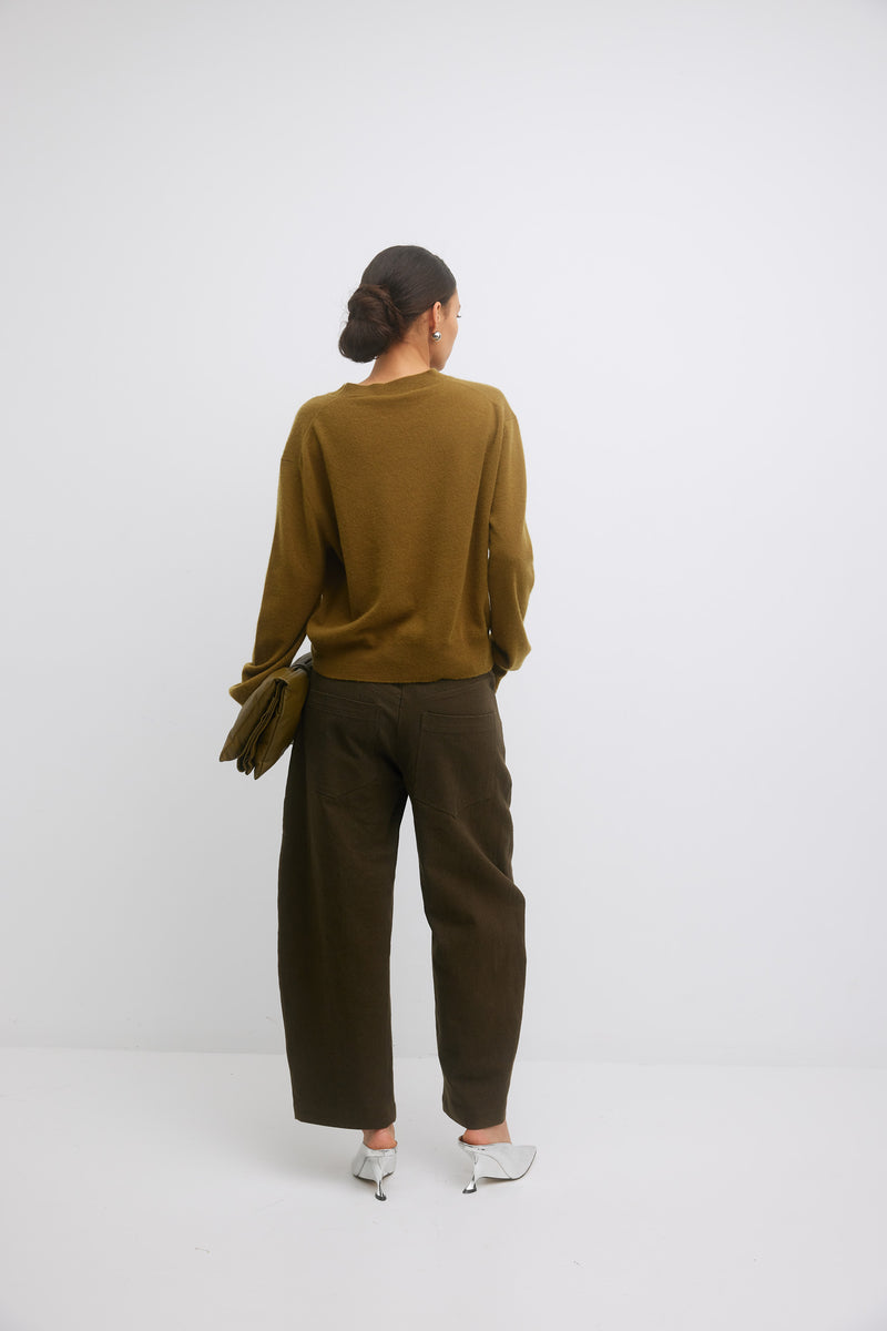 Gregory Faron Jumper Olive