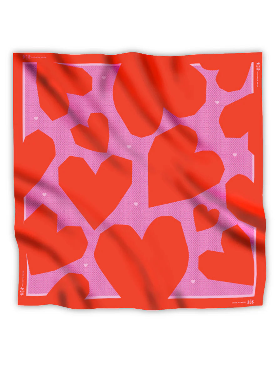 Dark Hampton Have Heart Scarf