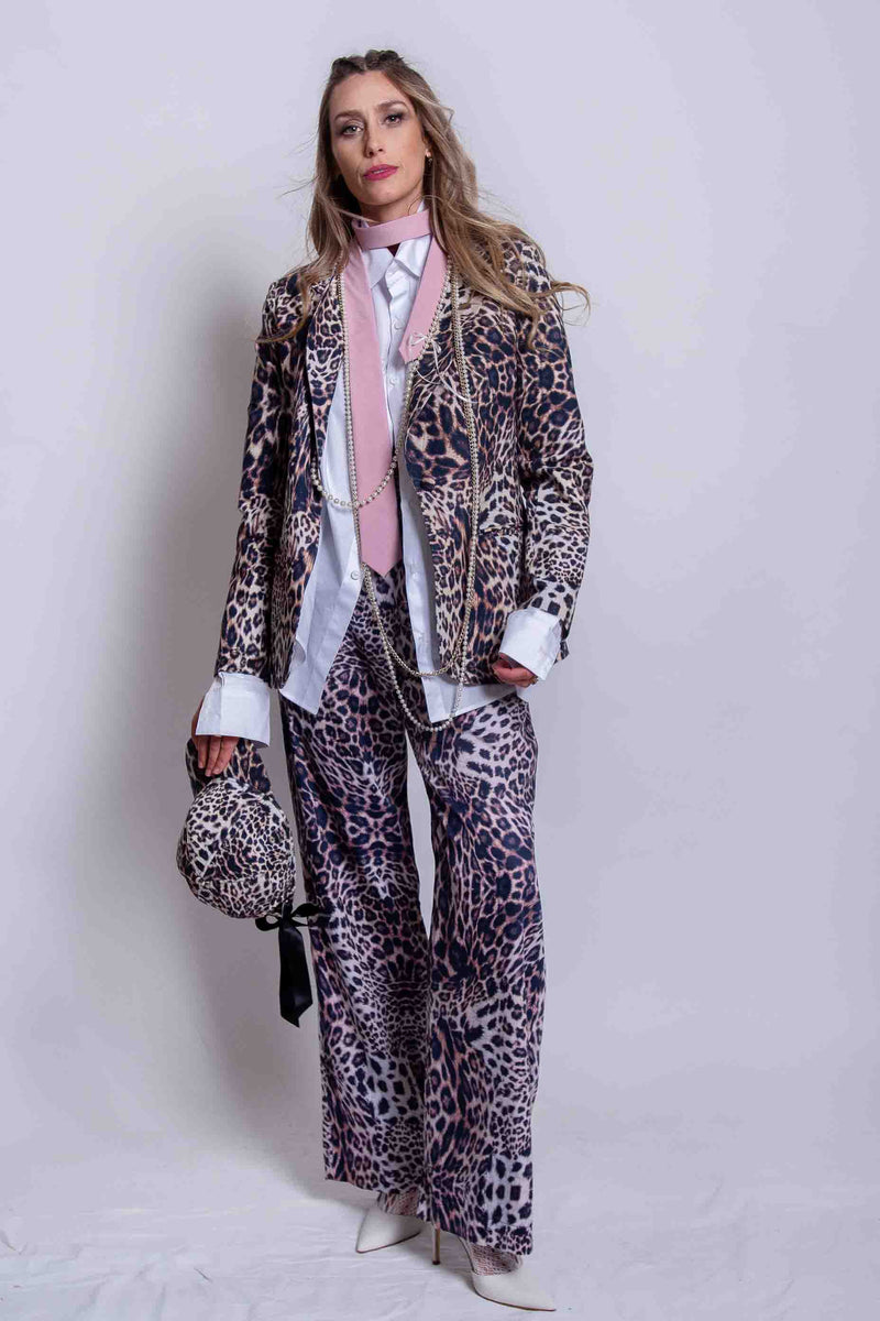 Sheryl May Long Wide Leg Trousers