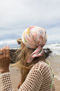 Dark Hampton Little Cove Silk Scarf