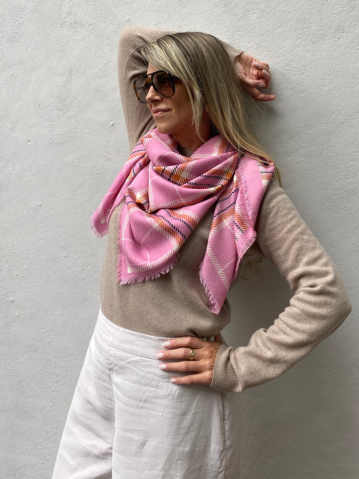 Dark Hampton The McRae Wool Silk Scarf