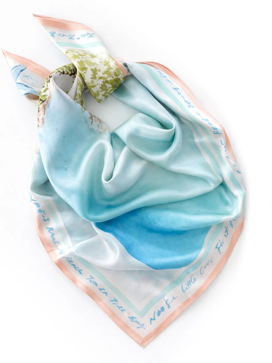 Dark Hampton Noosa Silk Scarf