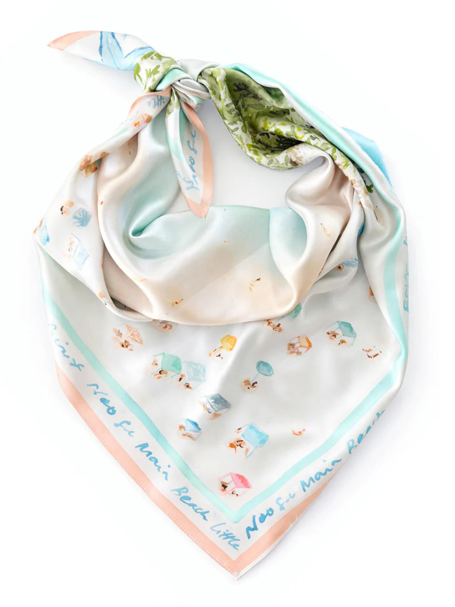 Dark Hampton Noosa Silk Scarf
