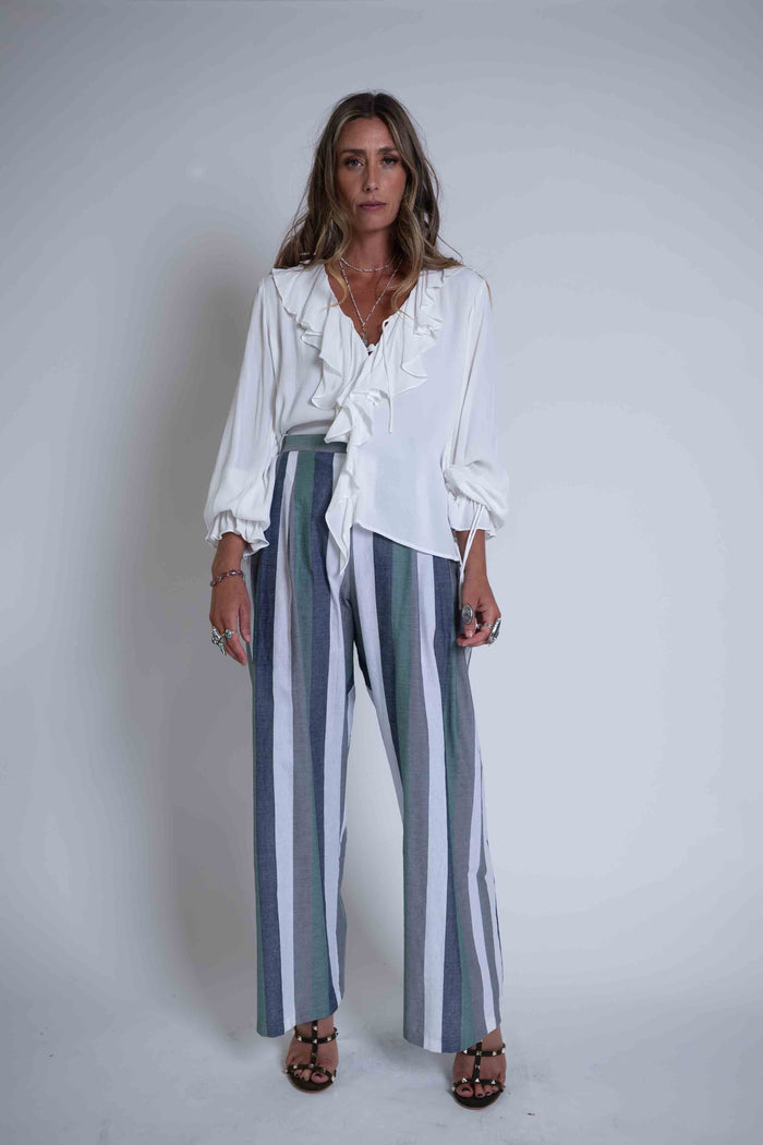 Sheryl May Pavillion Stripe Trousers
