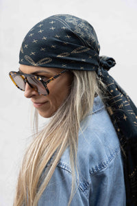 Dark Hampton The Quin Wool Silk Scarf