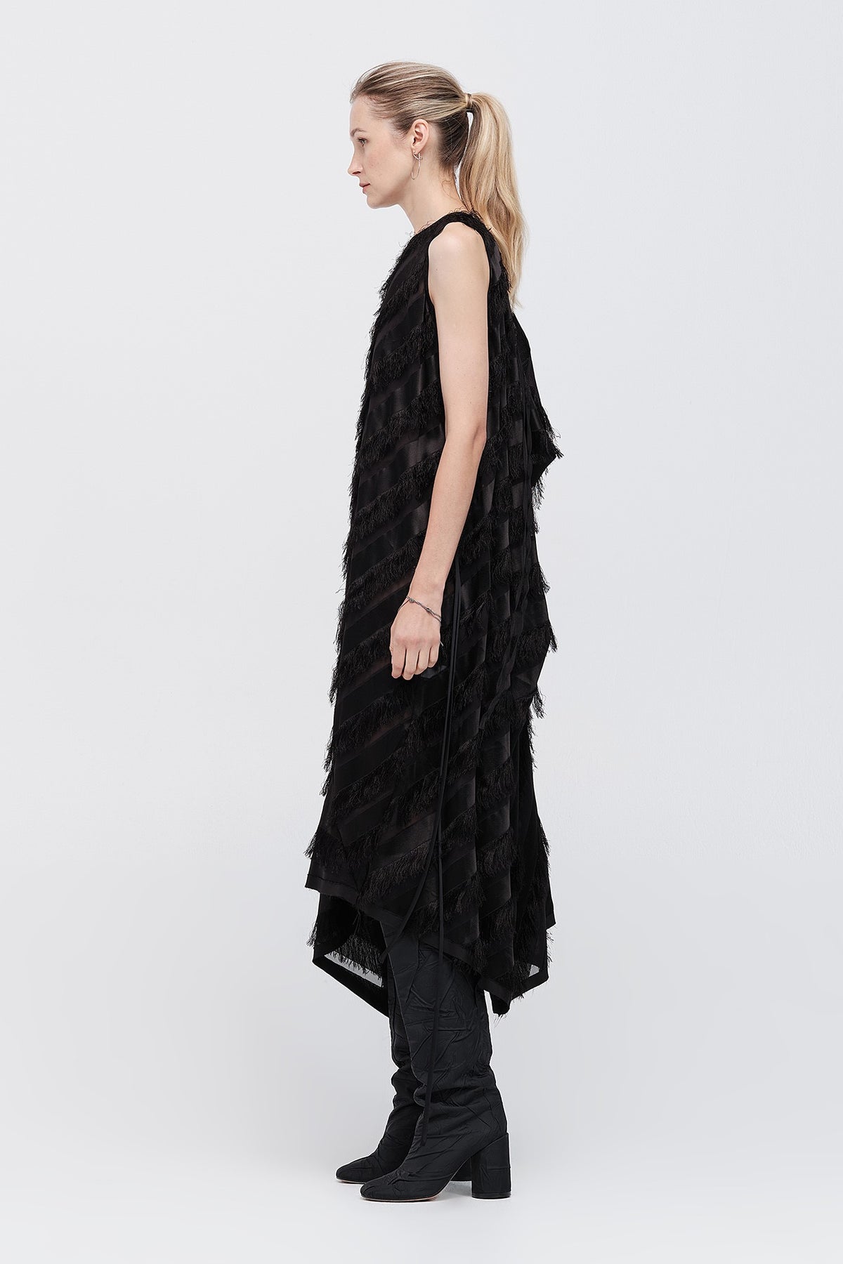 Taylor Reprise Dress Black Tassel
