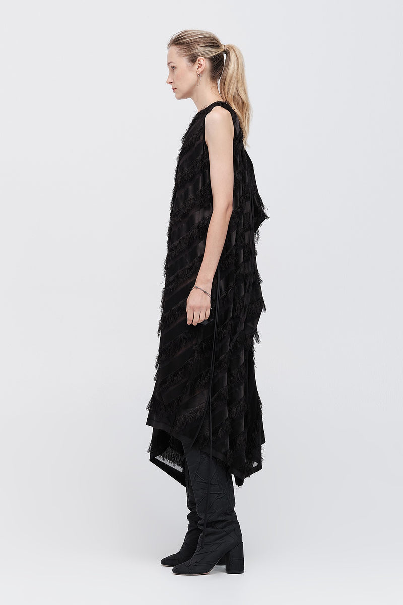 Taylor Reprise Dress Black Tassel