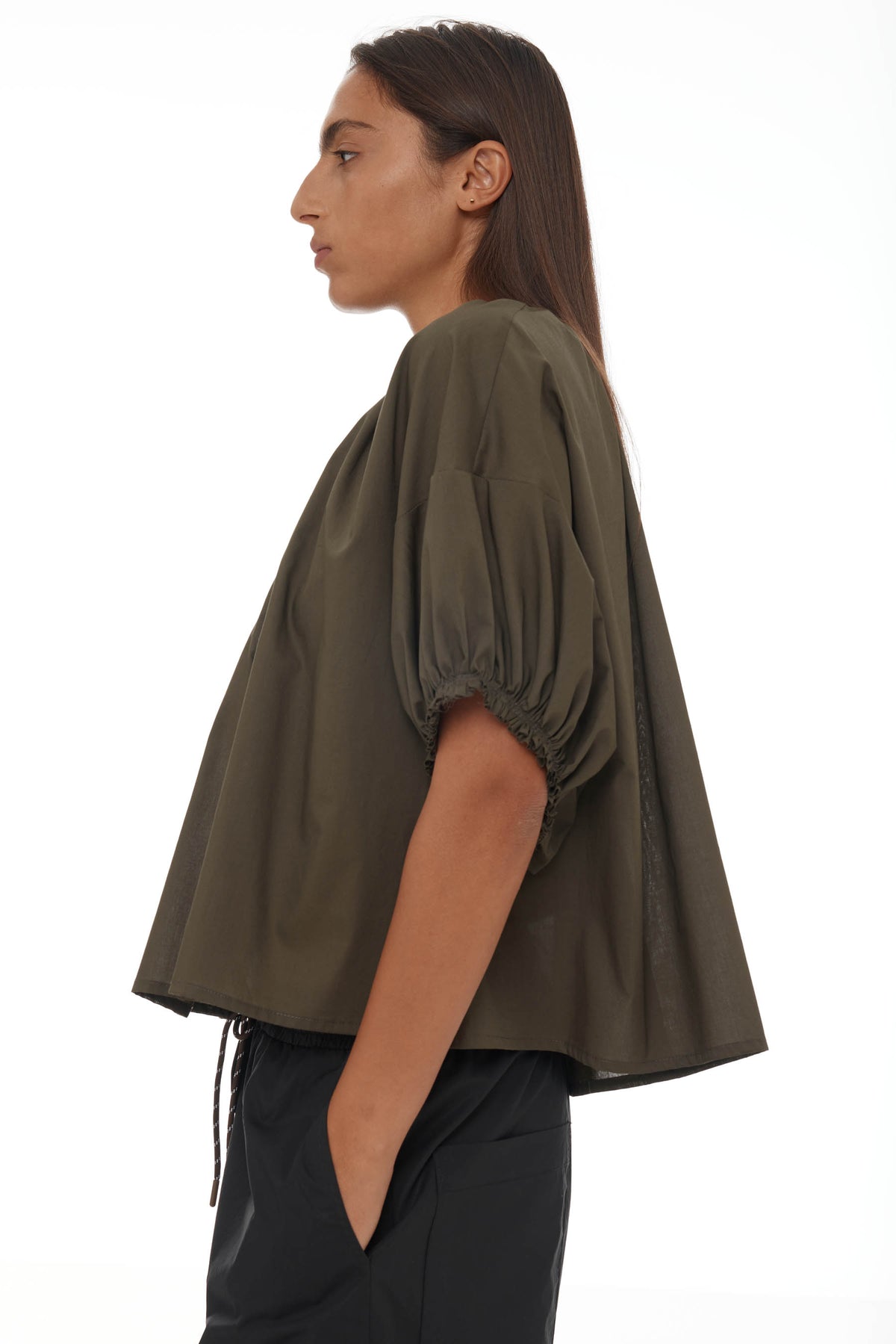 Ricochet Tomas Top Dark Khaki