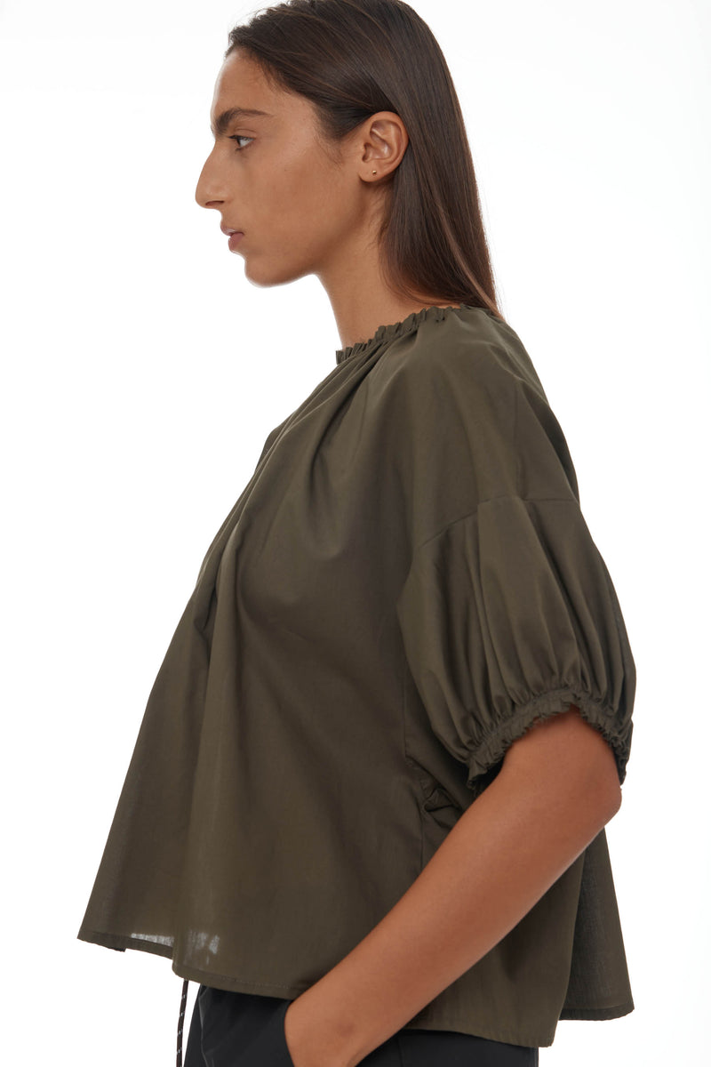 Ricochet Tomas Top Dark Khaki