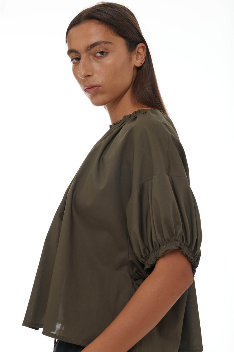 Ricochet Tomas Top Dark Khaki