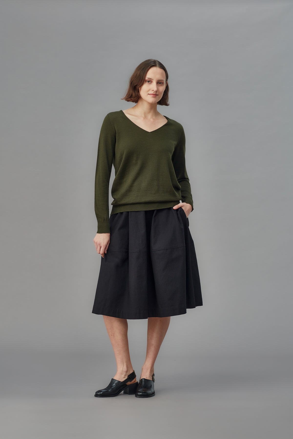 Standard Issue Merino V Neck Slouchy