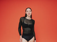 Standard Issue Cotton Tulle L/S Top Black