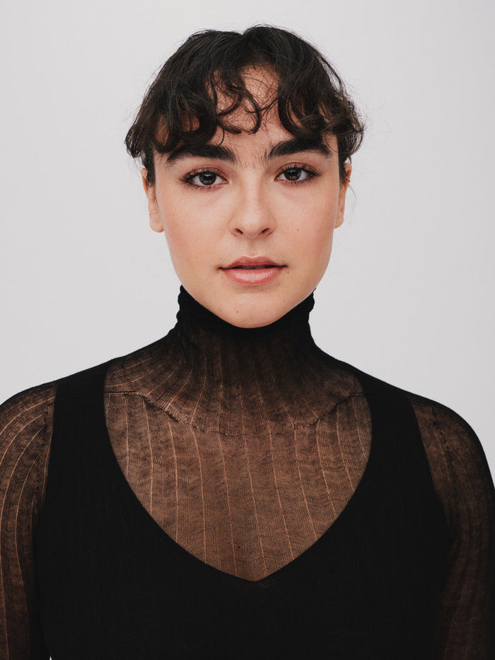 Standard Issue Cotton Tulle Skivvy Black