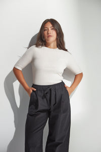 Standard Issue Balance Rib T-Shirt Chalk