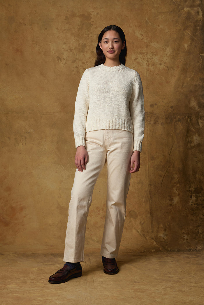 Standard Issue Merino Boucle Crop Sweater