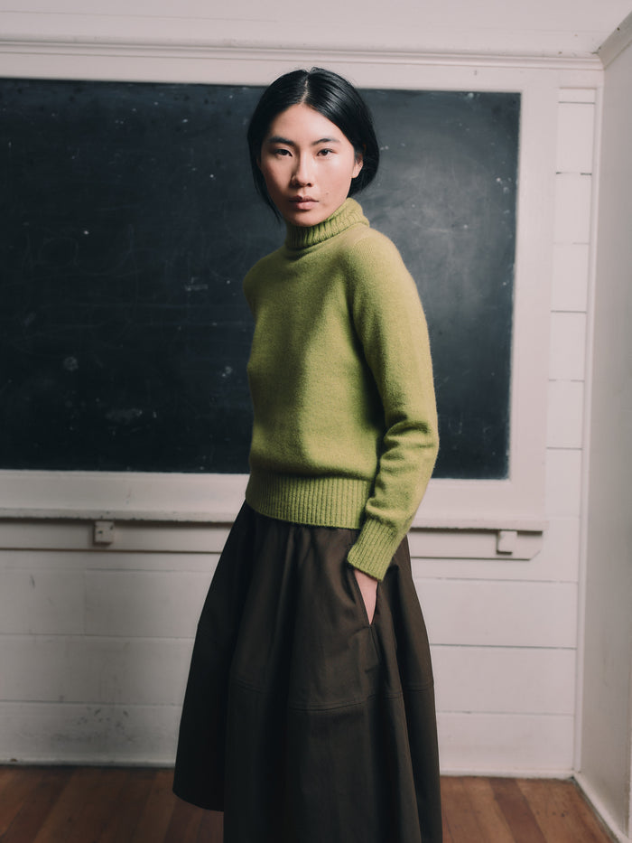 Standard Issue Okewa Crop Funnel Neck Jumper